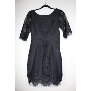 NWT Pookie & Sebastian S Small LIV Lace Dress with Plunge Back MSRP $138